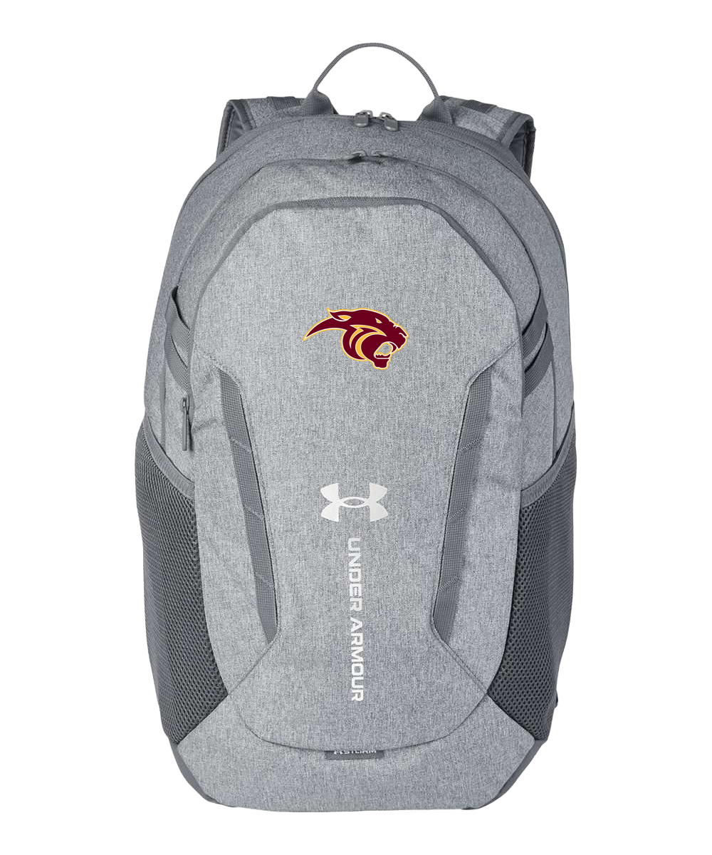 Pine Island Football - Grey Backpack - Full Front