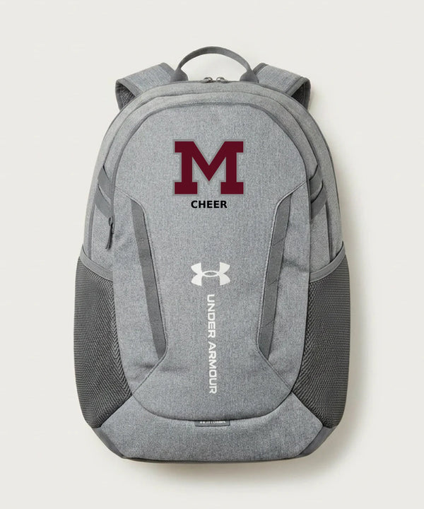Moline Cheer general - Grey Backpack - Full Front