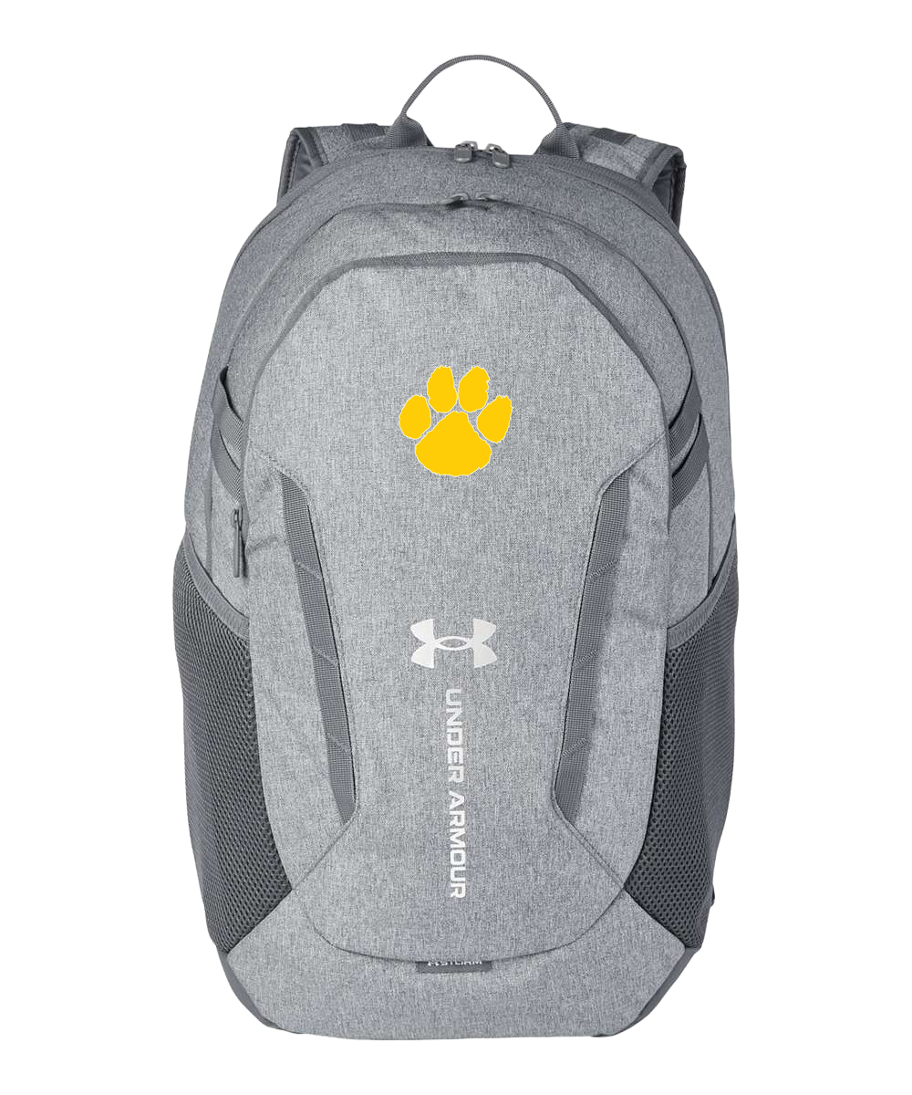 PEM Football - Grey Backpack - Full Front
