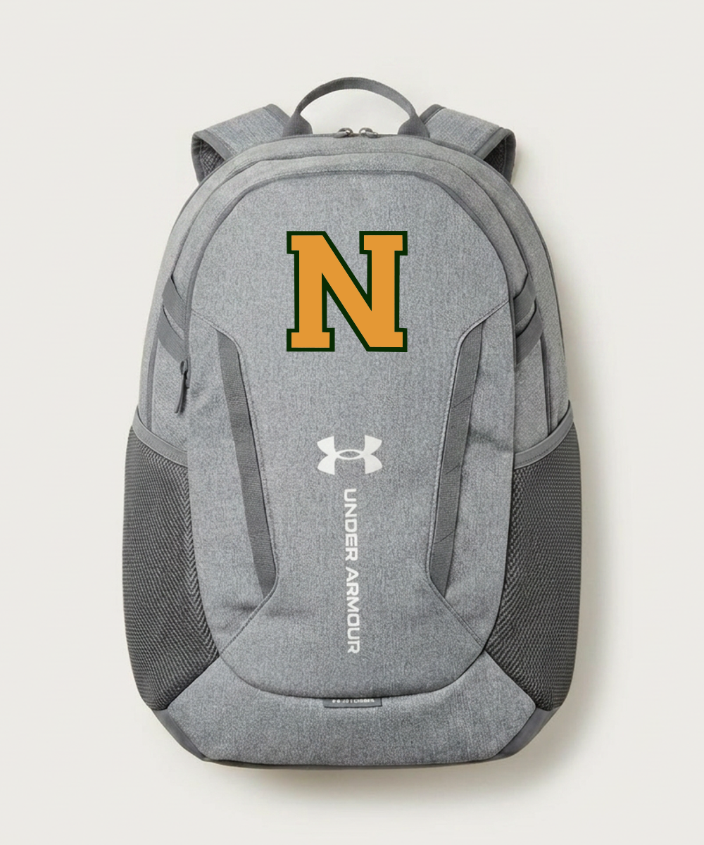 Nevis High School Volleyball (Girls) - Grey Backpack - Full Front
