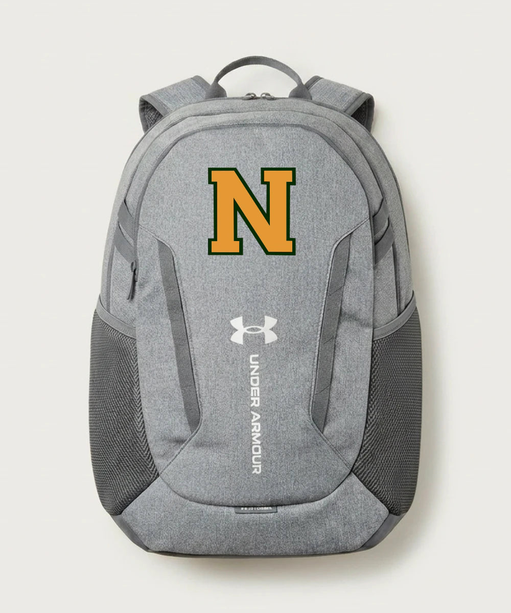 Nevis High School Volleyball (Girls) - Grey Backpack - Full Front
