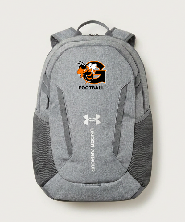 Giltner High School Football - Grey Backpack - Full Front
