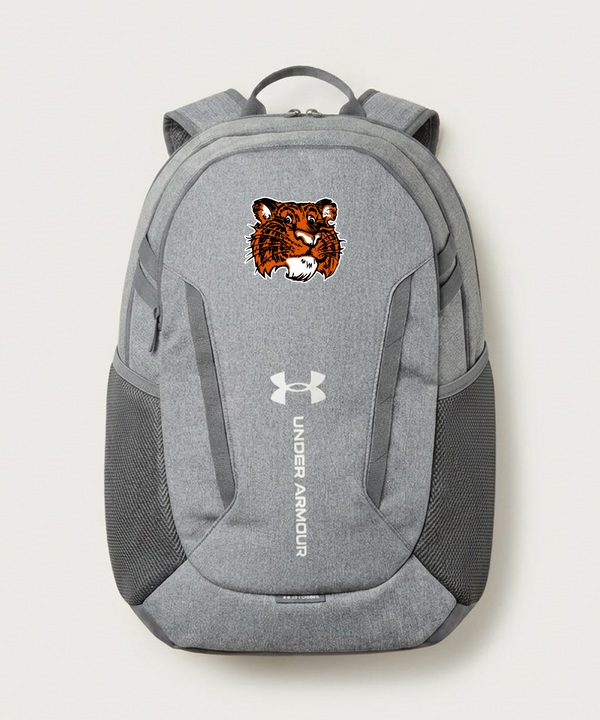 Browerville Public High School Athletics Coed - Grey Backpack - Full Front