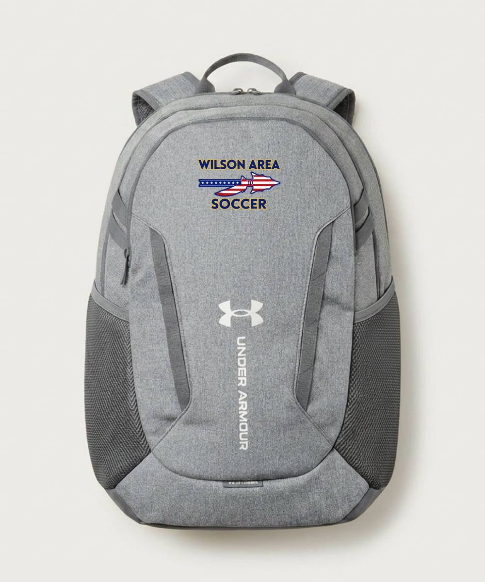 Wilson Area School Soccer Soccer - Grey Backpack - Full Front