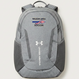 Wilson Area School Soccer Soccer - Grey Backpack - Full Front