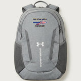 Wilson Area School Soccer Soccer - Grey Backpack - Full Front