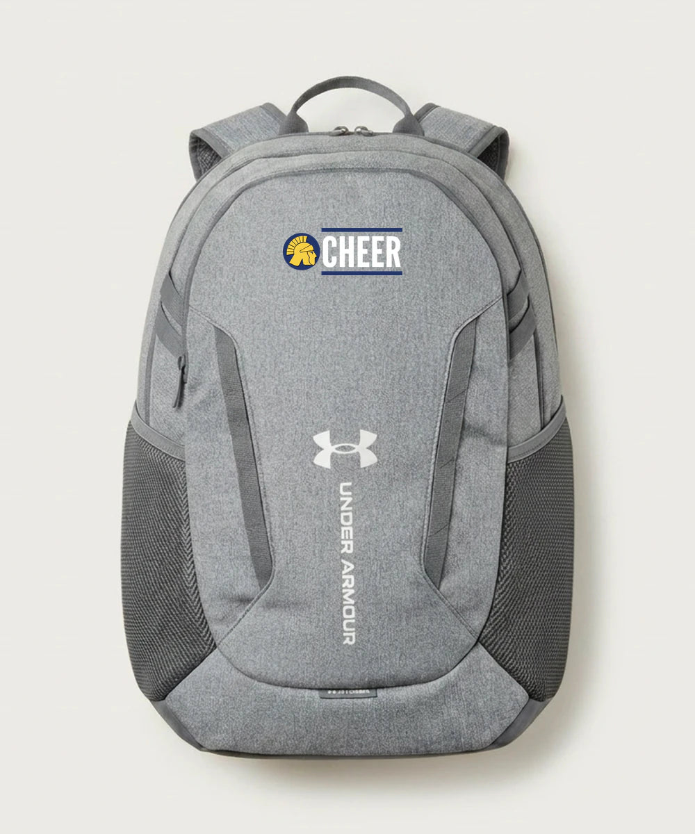 Wausau West High School Cheer - Grey Backpack - Full Front