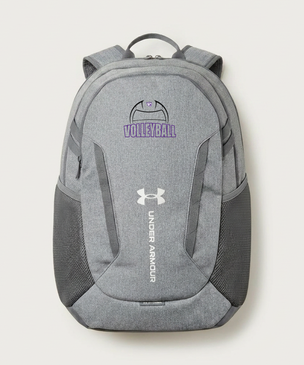 Goodhue High School Volleyball (Girls) - Grey Backpack - Full Front
