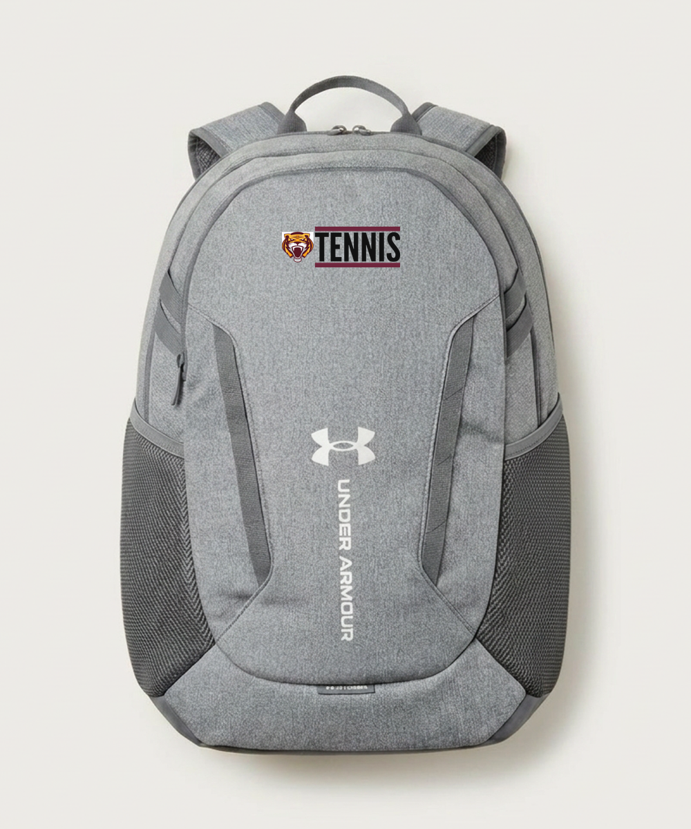 Stewartville High School Tennis (Coed) - Grey Backpack - Full Front