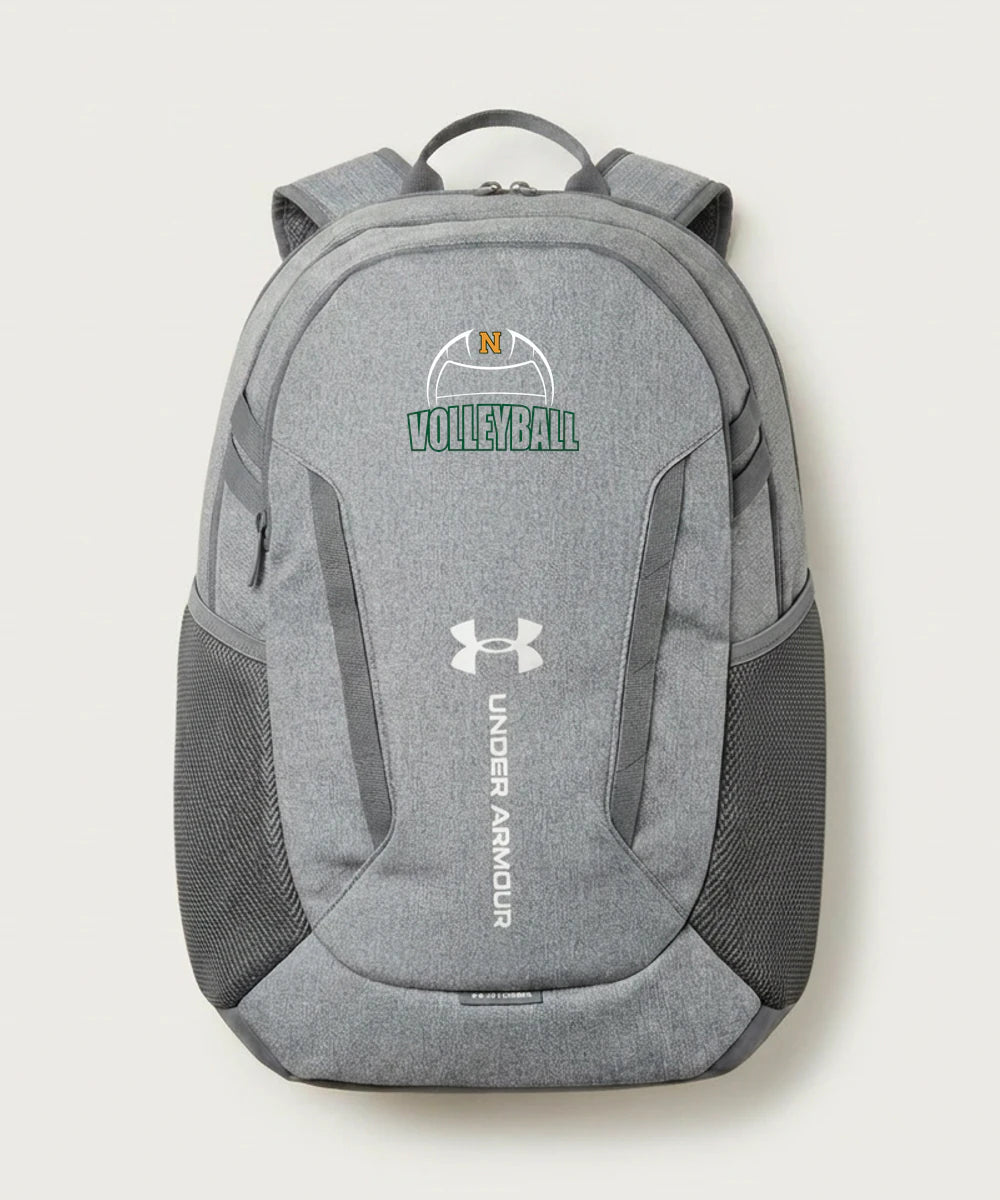 Nevis High School Volleyball (Girls) - Grey Backpack - Full Front
