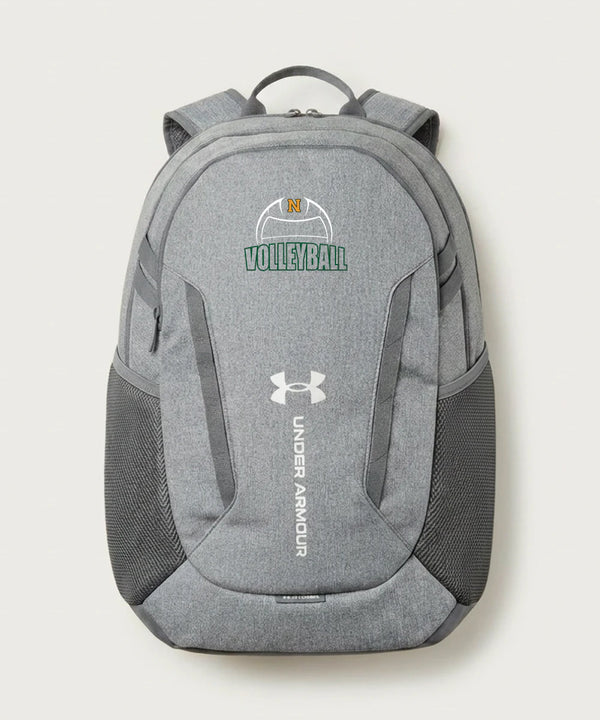 Nevis High School Volleyball (Girls) - Grey Backpack - Full Front