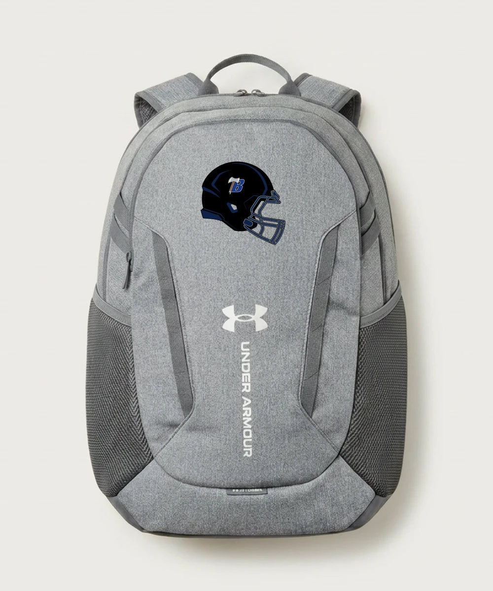 Bemidji High School Football (Boys) - Grey Backpack - Full Front