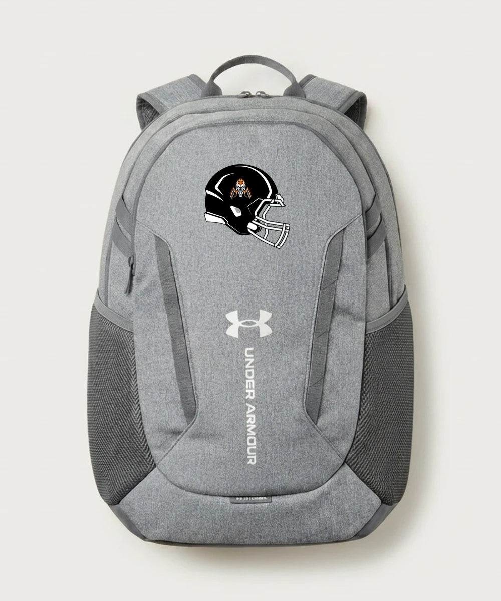 Pine River Backus High School Football (Boys) - Grey Backpack - Full Front