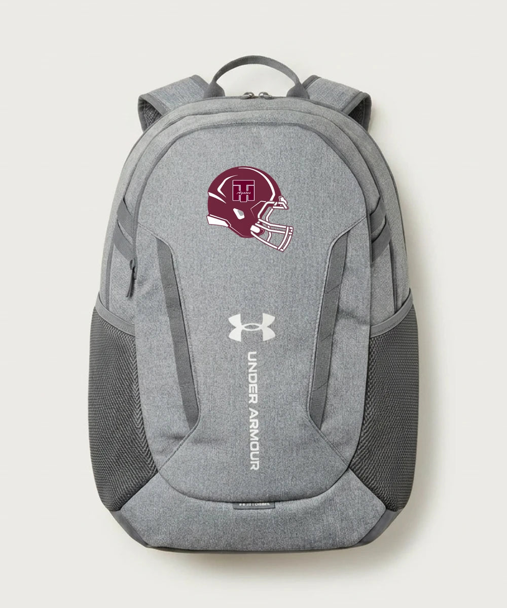 Two Harbors High School Football (Boys) - Grey Backpack - Full Front