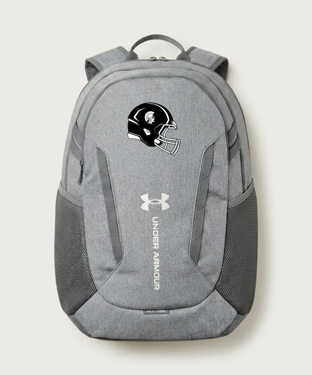 Wauwatosa West Football - Grey Backpack - Full Front