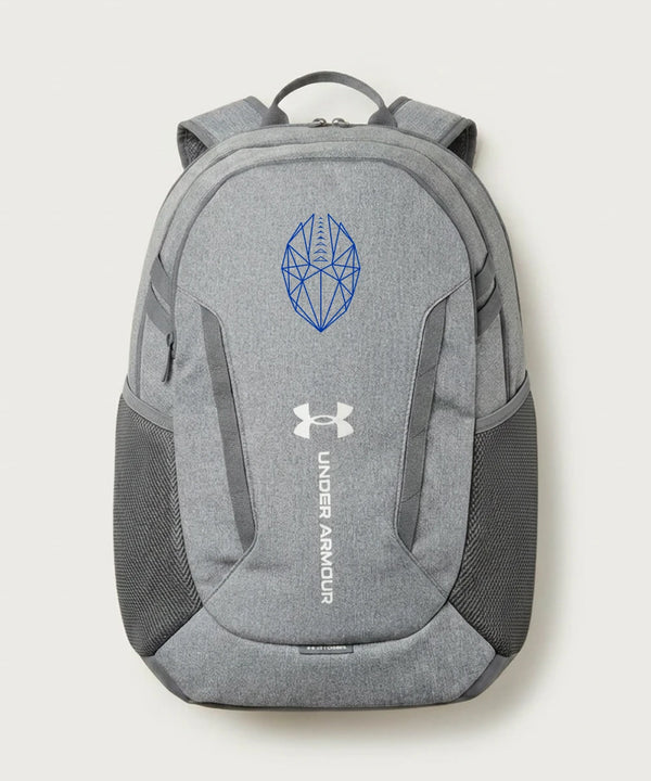 West Bend West High School Football - Grey Backpack - Full Front