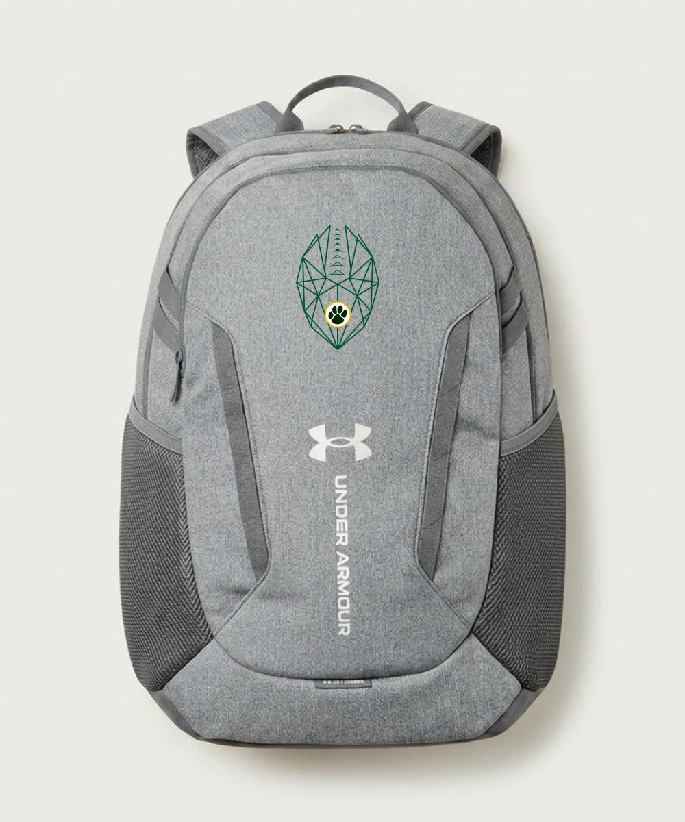Ashwaubenon High School Football (Boys) (Sandbox) - Grey Backpack - Full Front