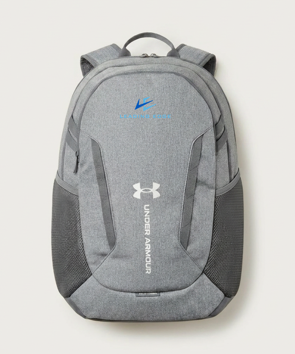 Leading Edge Team Store - Grey Backpack - Full Front