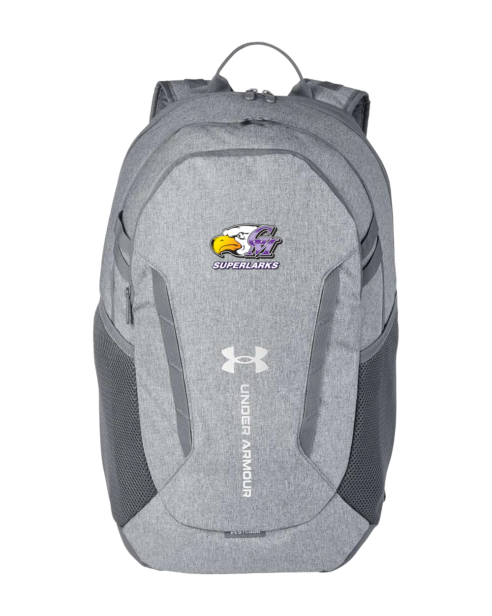 Grand Meadow Football - Grey Backpack - Full Front