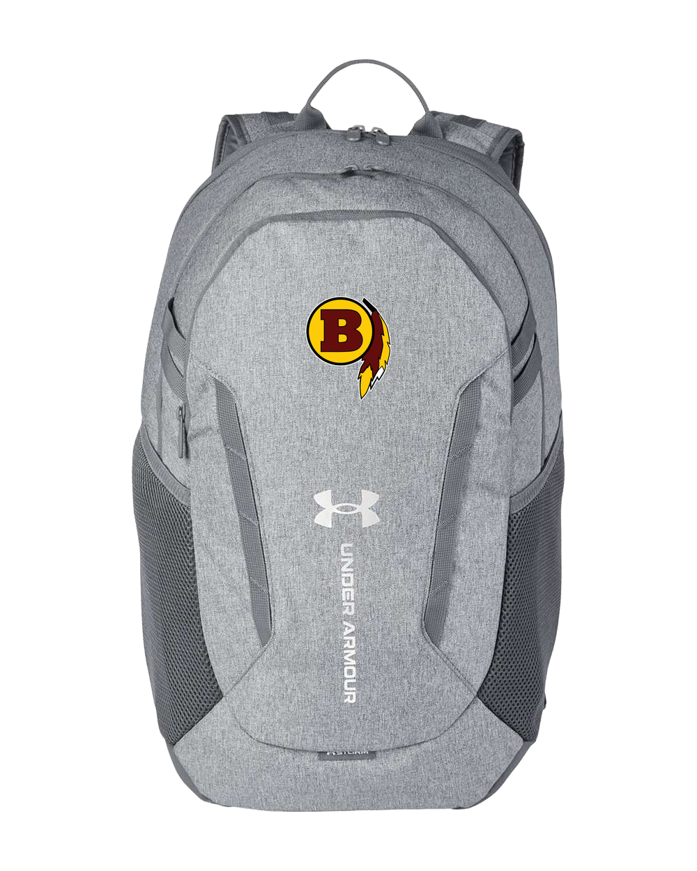 Benson Football - Grey Backpack - Full Front