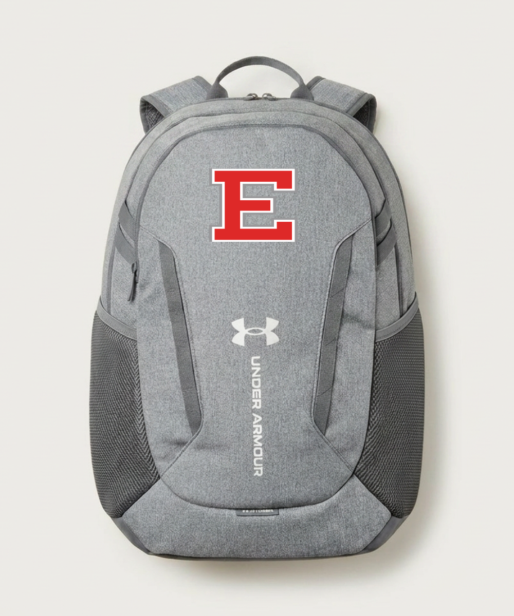 Duluth East High School Cheer (Coed) - Grey Backpack - Full Front