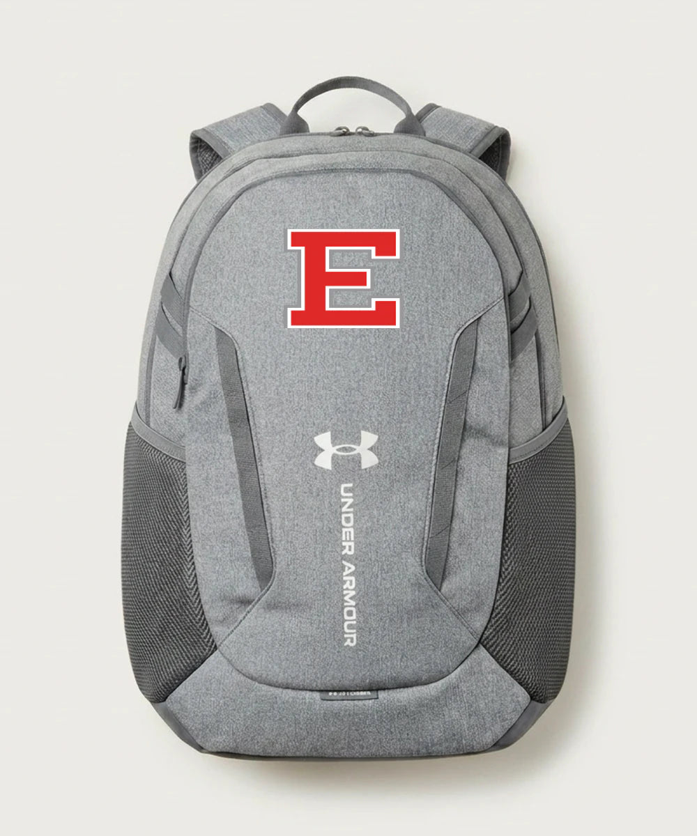 Duluth East High School Cheer (Coed) - Grey Backpack - Full Front