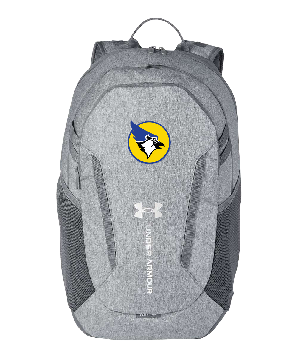Waseca Football - Grey Backpack - Full Front