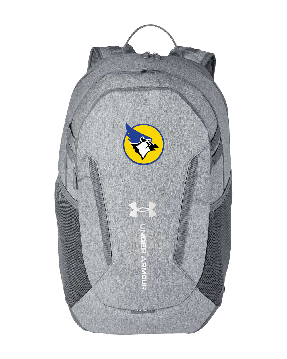 Waseca Football - Grey Backpack - Full Front