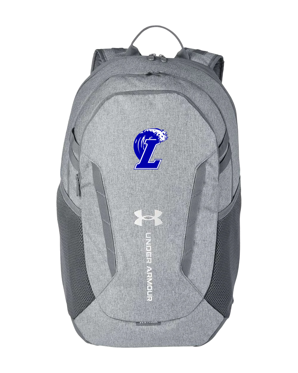 Lakeview Football - Grey Backpack - Full Front