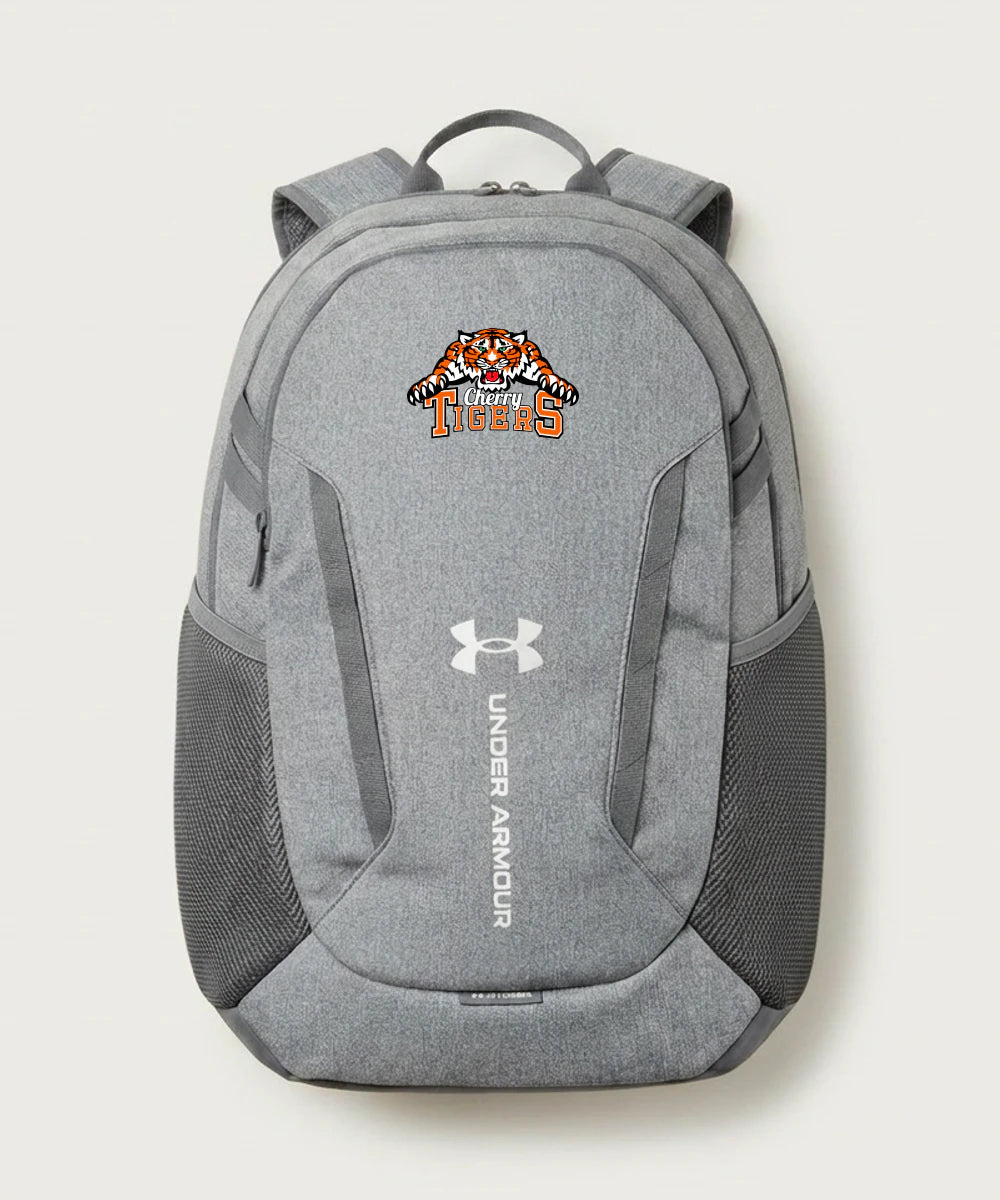 Cherry High School Athletics Coed - Grey Backpack - Full Front