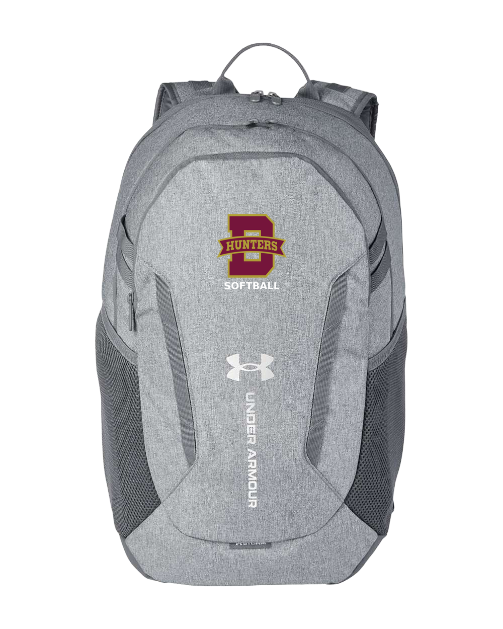 Denfeld Softball - Grey Backpack - Full Front