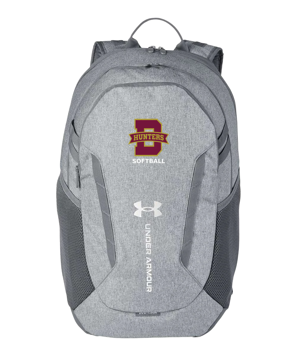 Denfeld Softball - Grey Backpack - Full Front