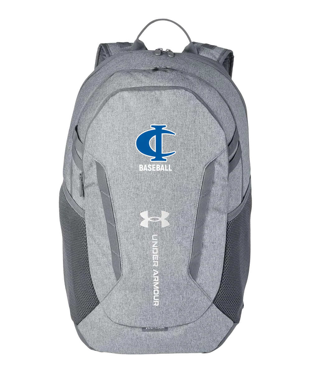 Cambridge Isanti Baseball - Grey Backpack - Full Front