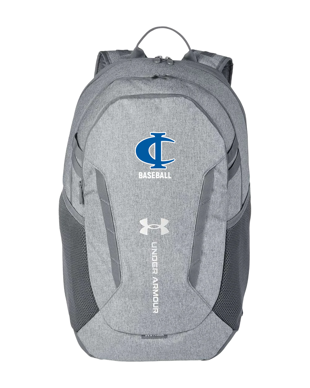 Cambridge Isanti Baseball - Grey Backpack - Full Front