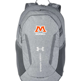 Moorhead Baseball - Grey Backpack - Full Front
