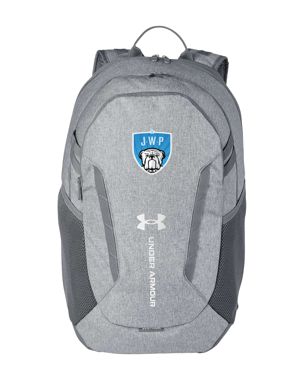 JWP Youth Baseball and Softball - Grey Backpack - Full Front