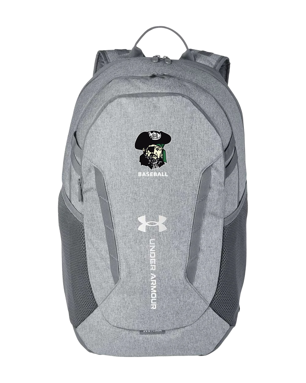 Waterville-Elysian-Morristown Baseball - Grey Backpack - Full Front