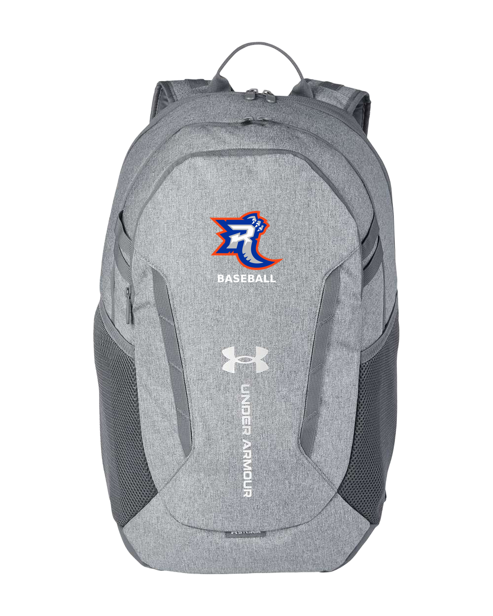 Carlton Wrenshall Baseball - Grey Backpack - Full Front