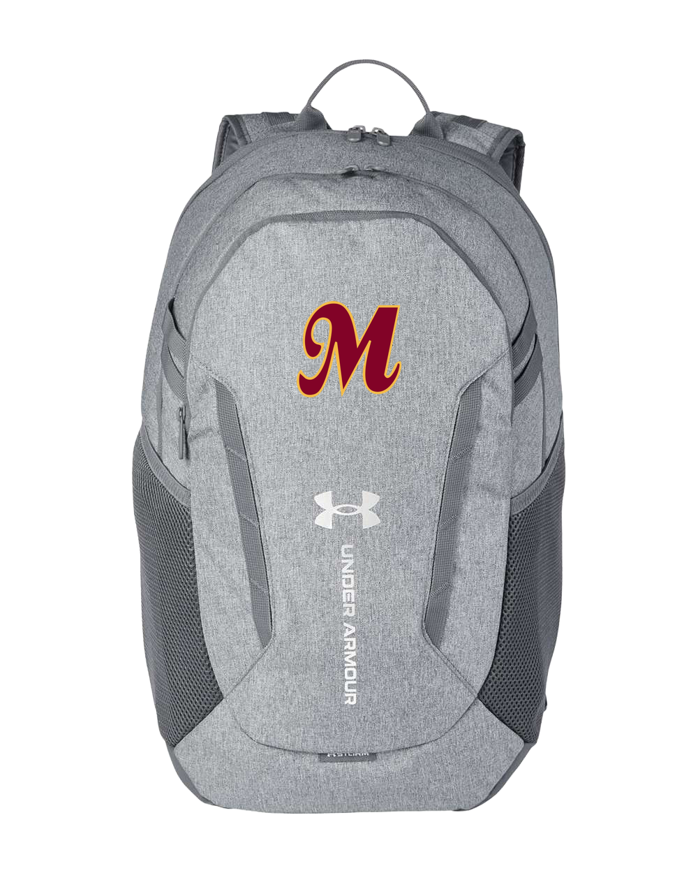 Mankato Area Youth Baseball Association - Grey Backpack - Full Front