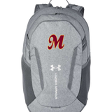Mankato Area Youth Baseball Association - Grey Backpack - Full Front