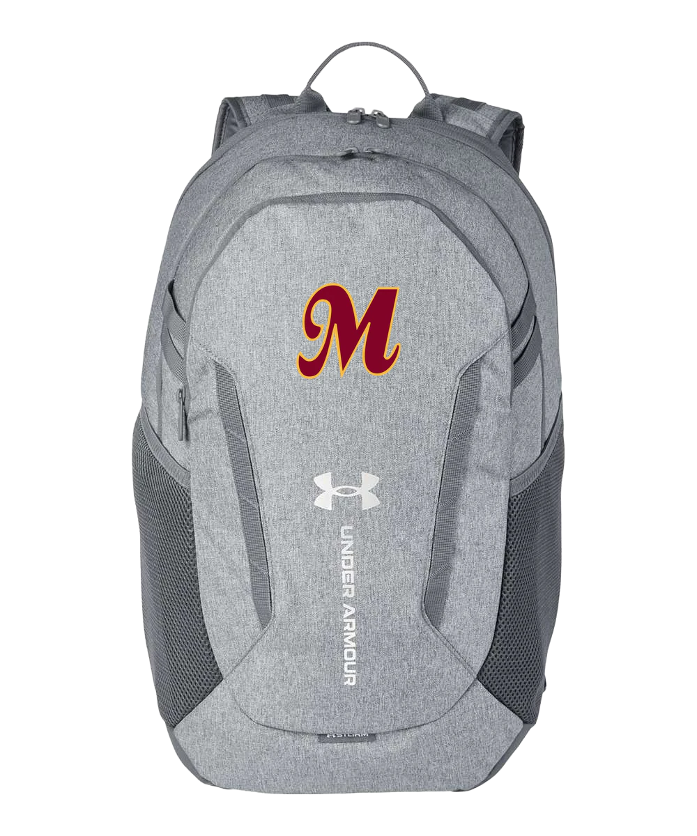 Mankato Area Youth Baseball Association - Grey Backpack - Full Front