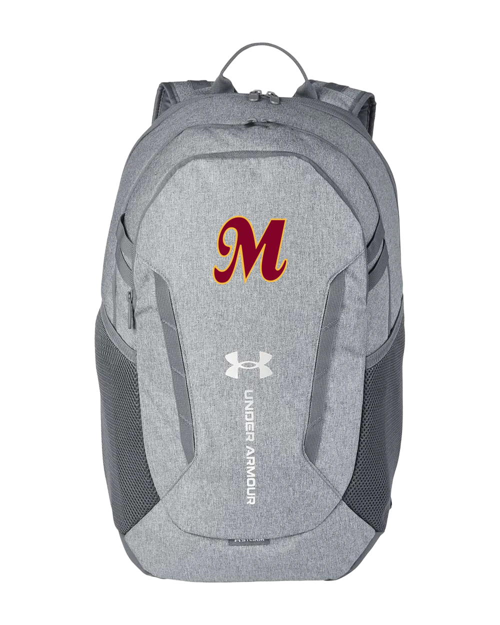 Mankato Area Youth Baseball Association - Grey Backpack - Full Front