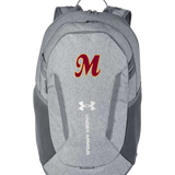 Mankato Area Youth Baseball Association - Grey Backpack - Full Front