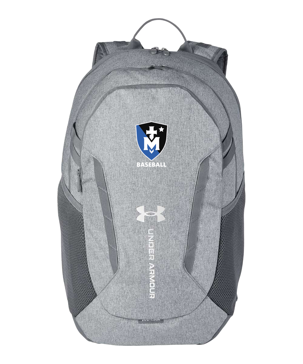 Stella Maris Academy Baseball - Grey Backpack - Full Front