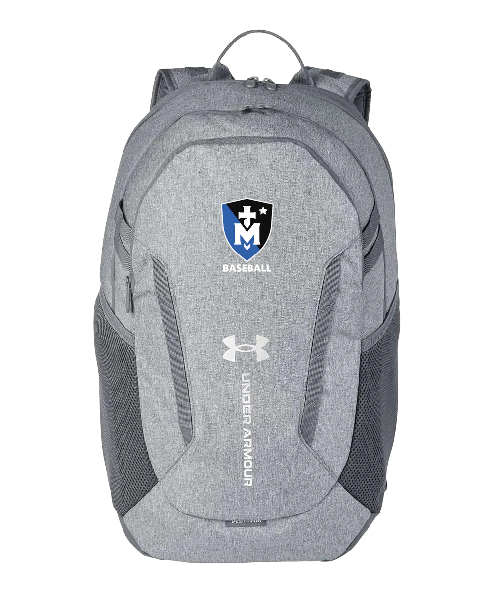 Stella Maris Academy Baseball - Grey Backpack - Full Front