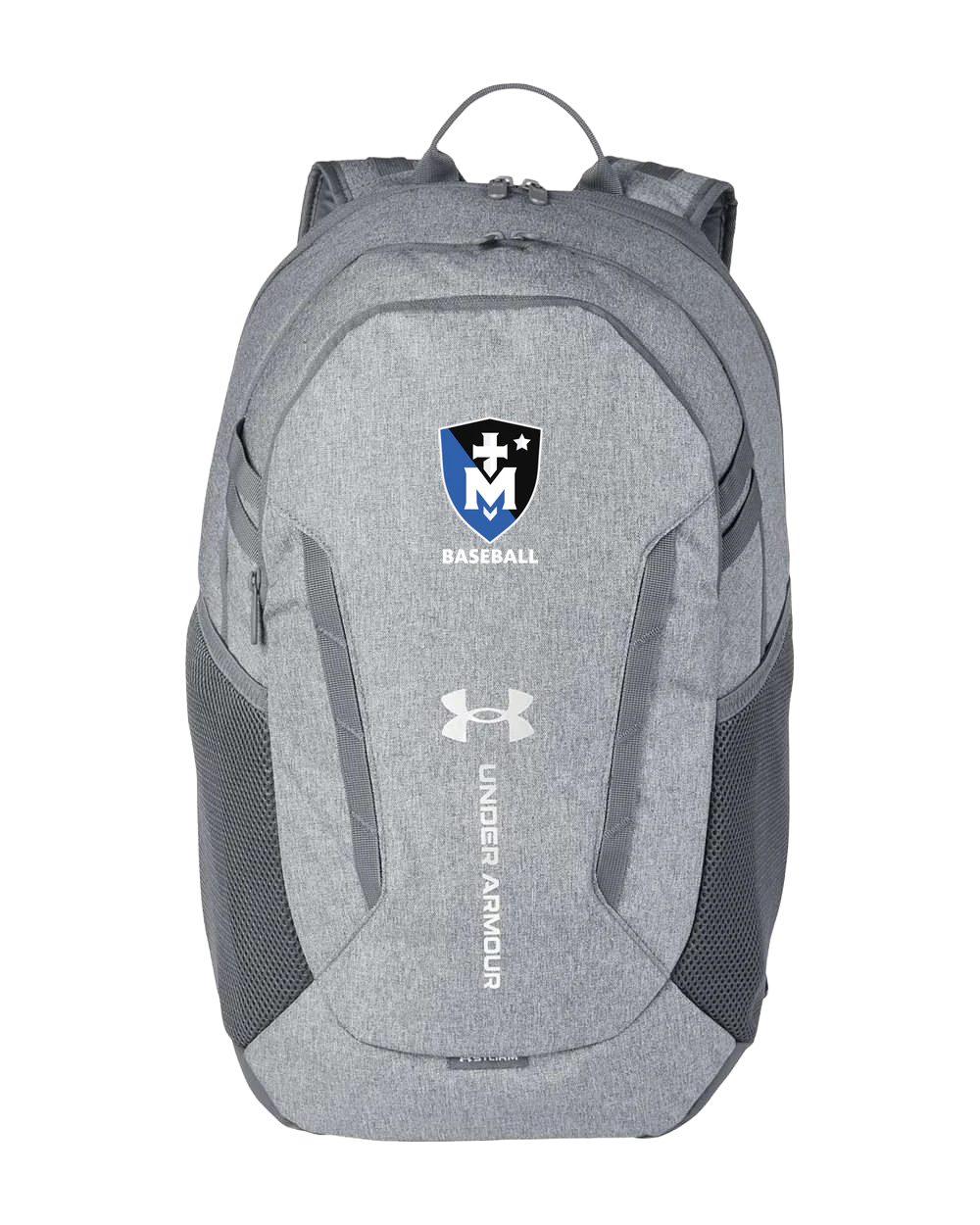 Stella Maris Academy Baseball - Grey Backpack - Full Front