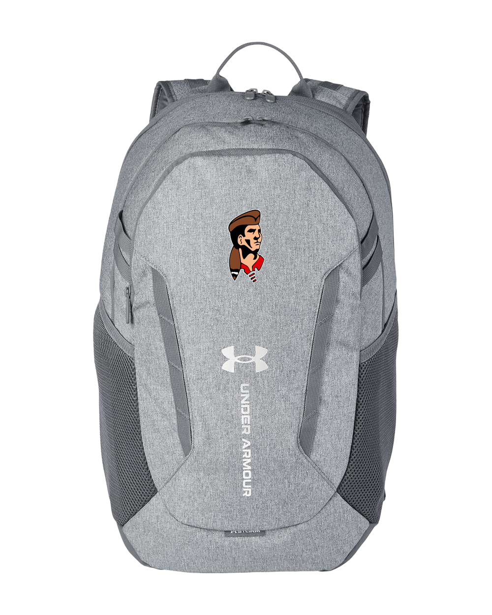 Logan Baseball - Grey Backpack - Full Front