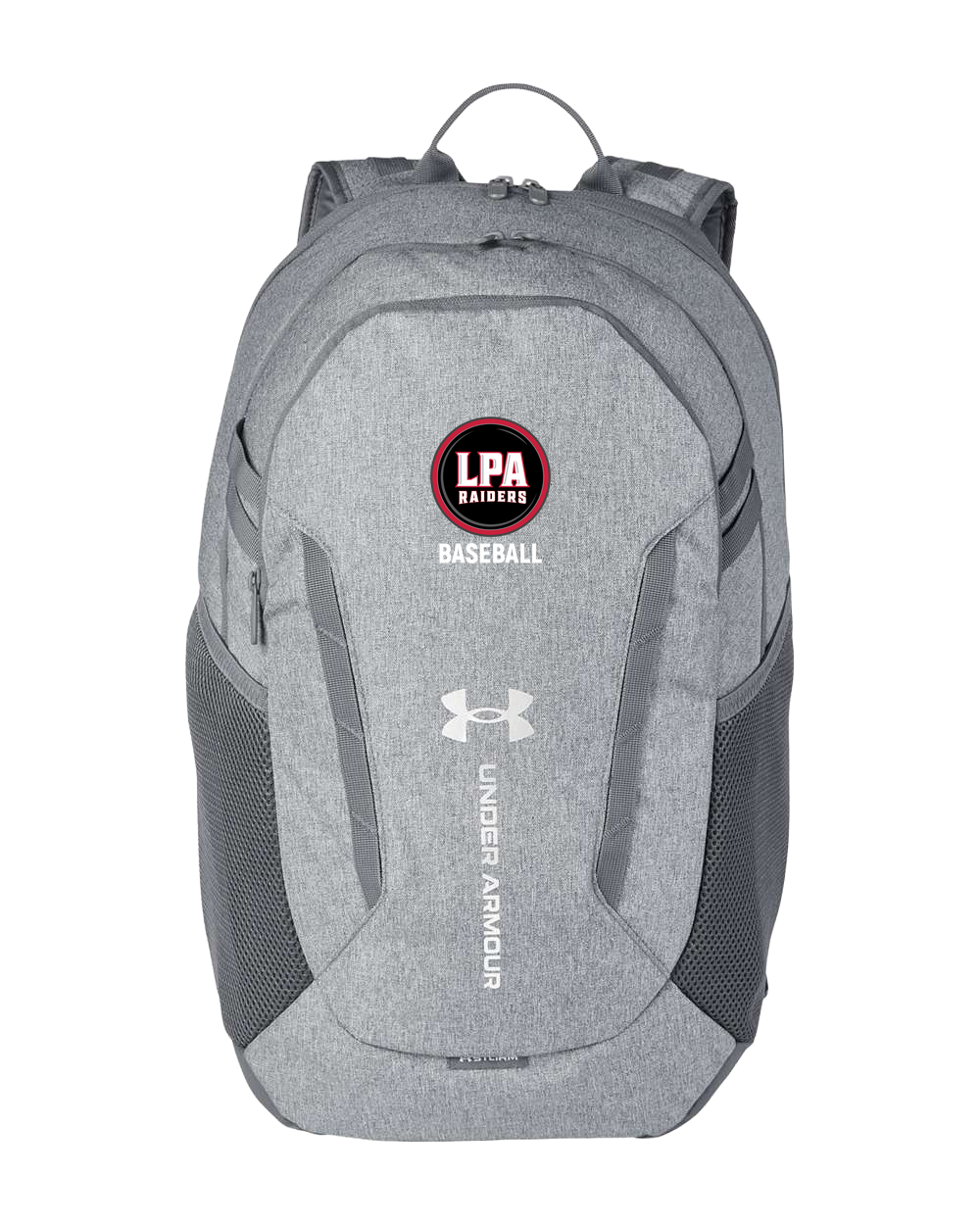 LPA BASEBALL - Grey Backpack - Full Front