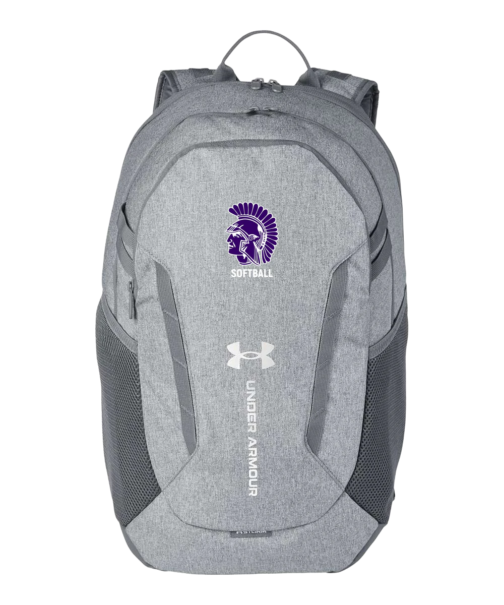 Barnesville Softball - Grey Backpack - Full Front
