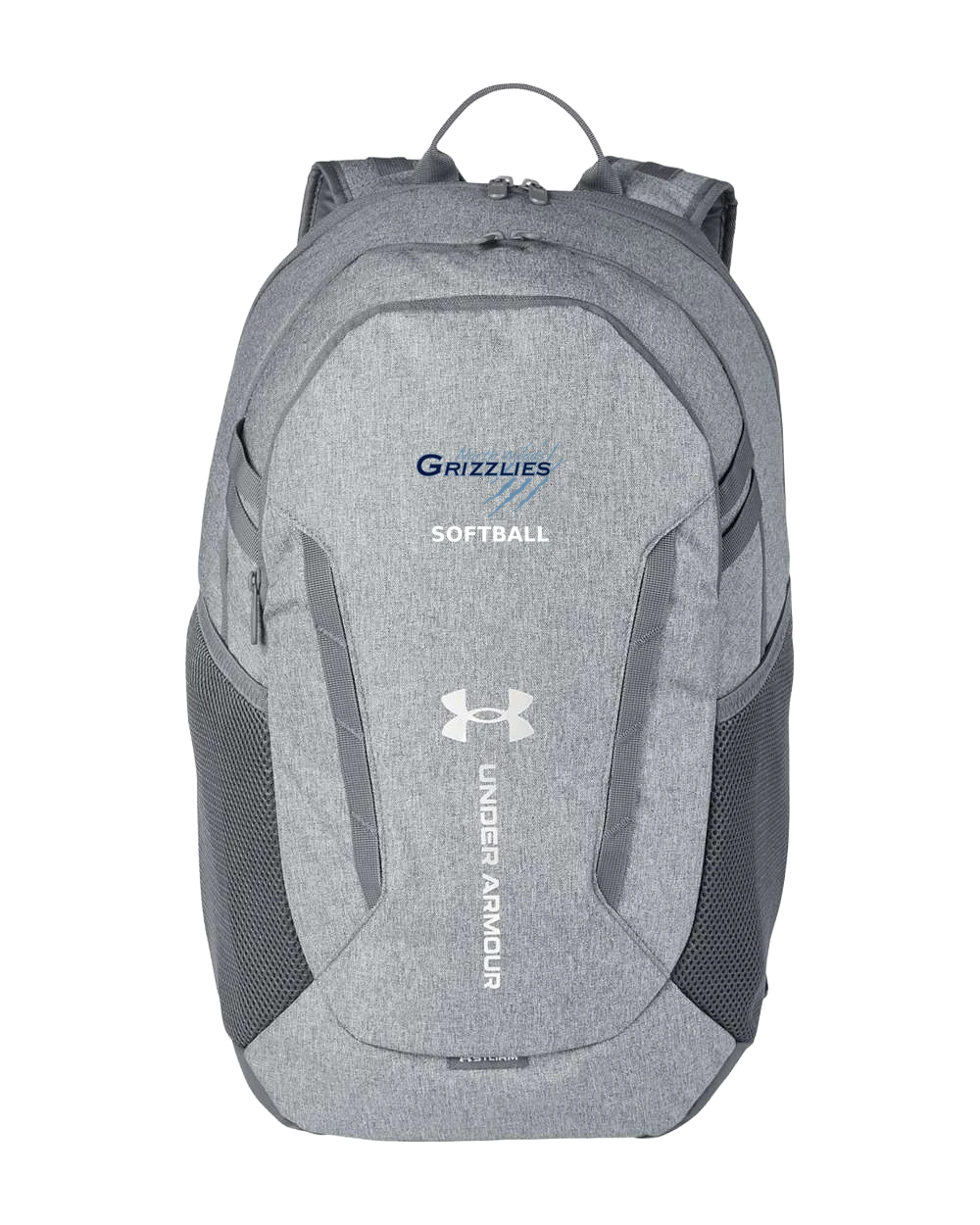 North Woods Softball - Grey Backpack - Full Front